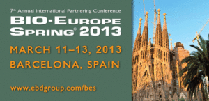 BIO-Europe in Barcelona, Spain, 11-13 March 2013