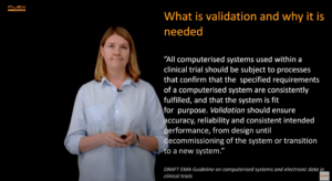 Software validation in clinical trials industry
