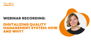 Webinar recording: Digitalizing Quality Management System