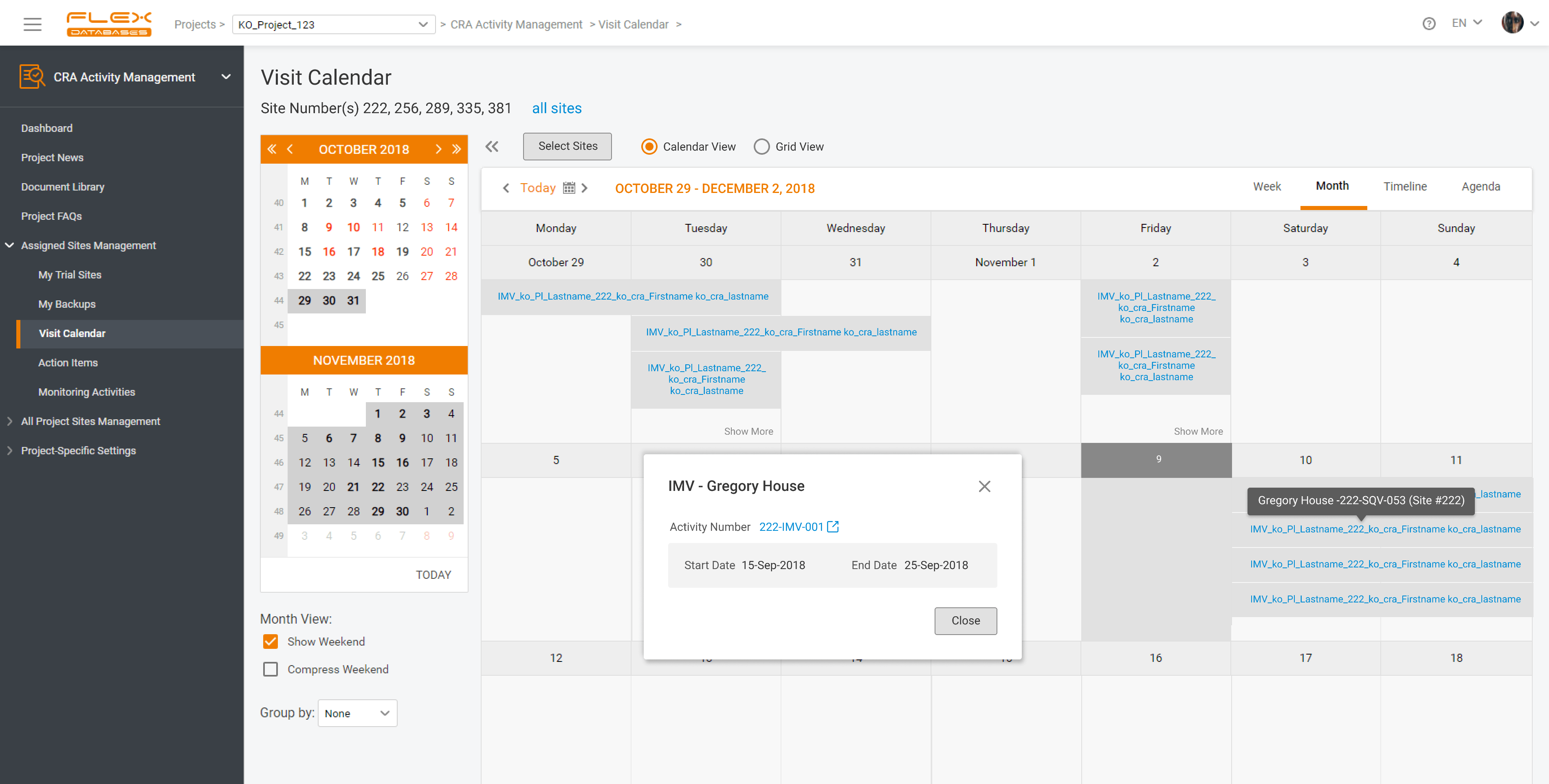 How CRA Activity Management impacts daily life of a CRA