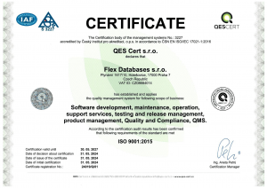 Flex Databases ISO_9001 Certificate FDB