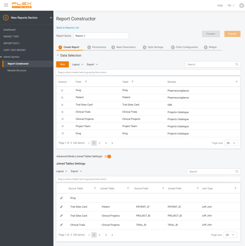 Flex Databases Application Release 10: What’s new
