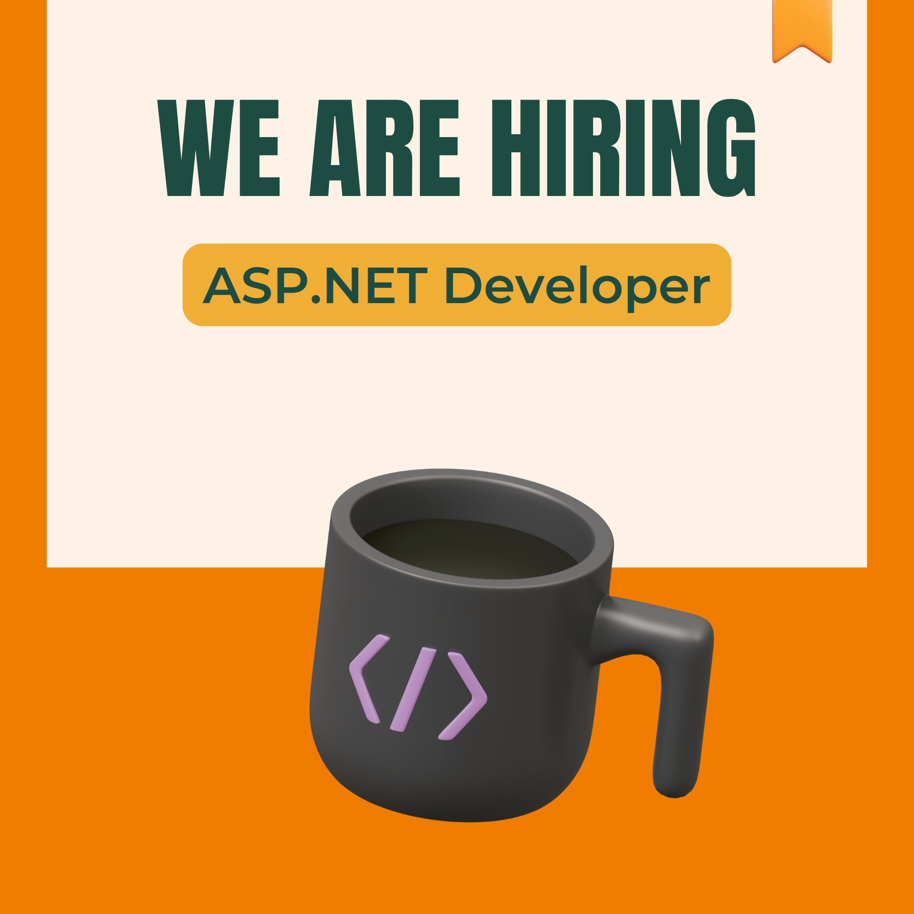 We Are Hiring: ASP.NET Developer