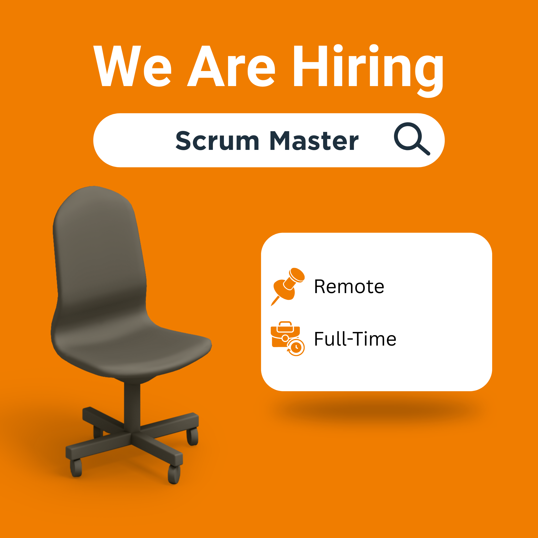 We Are Hiring: Scrum Master