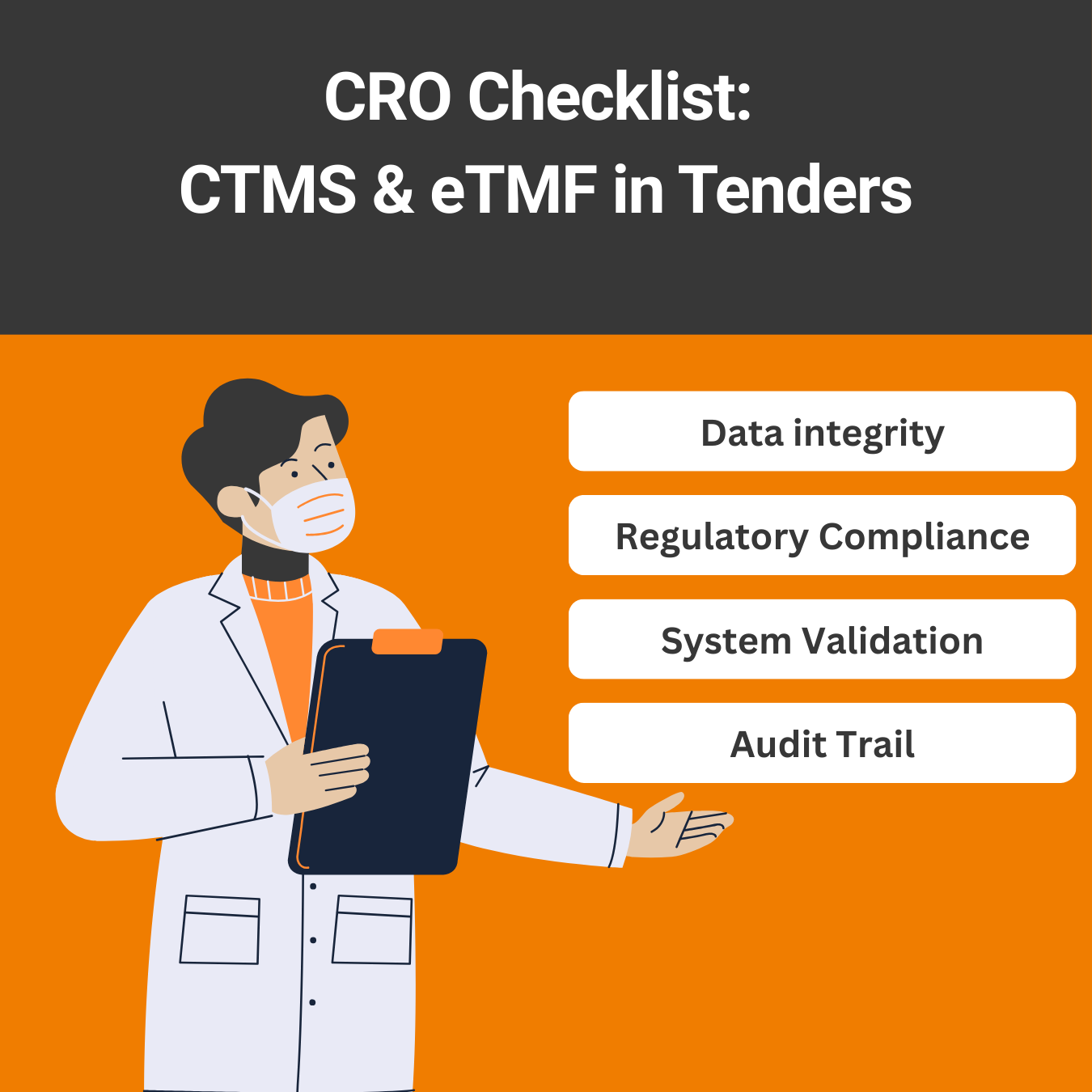 What CROs Should Look for in CTMS and eTMF During a Tender