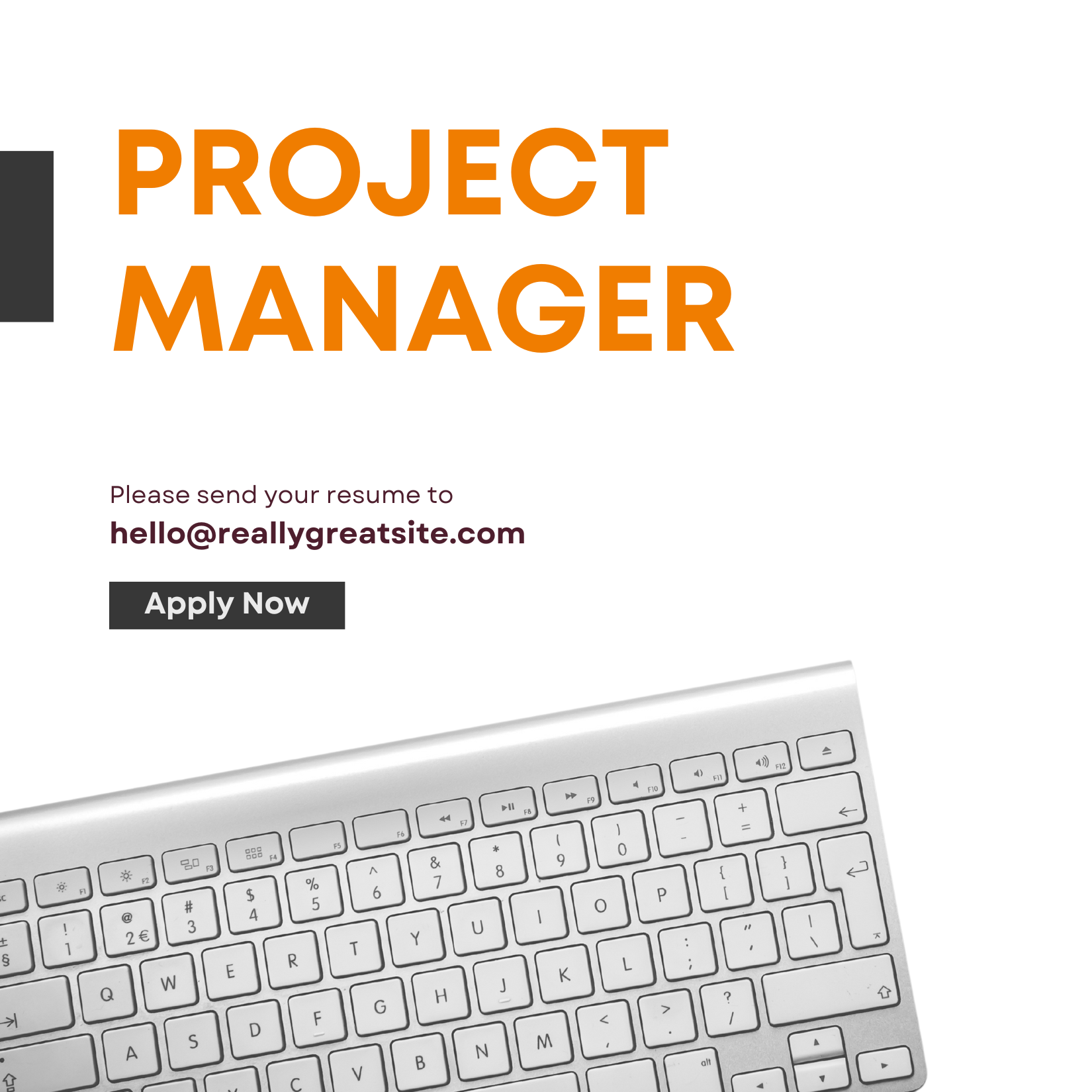 We Are Hiring: Project Manager