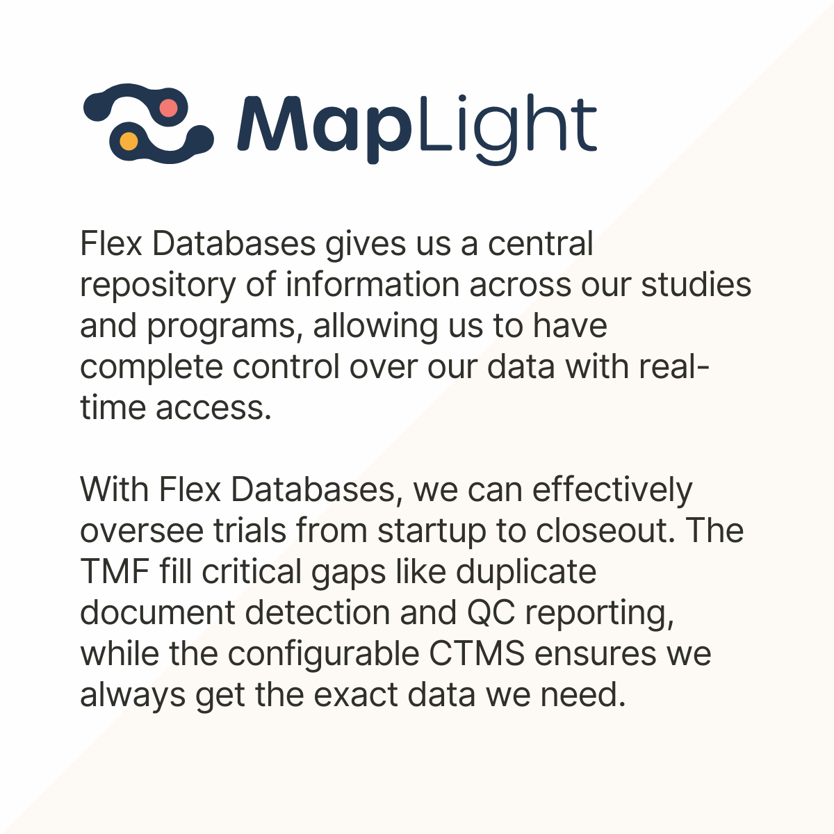 Why MapLight Therapeutics Chose Flex Databases’ CTMS and eTMF