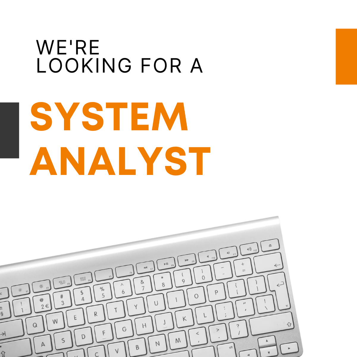 Open Position: System Analyst 