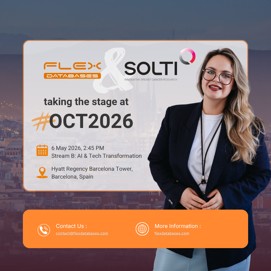 Flex Databases x SOLTI taking the stage at #OCT2026